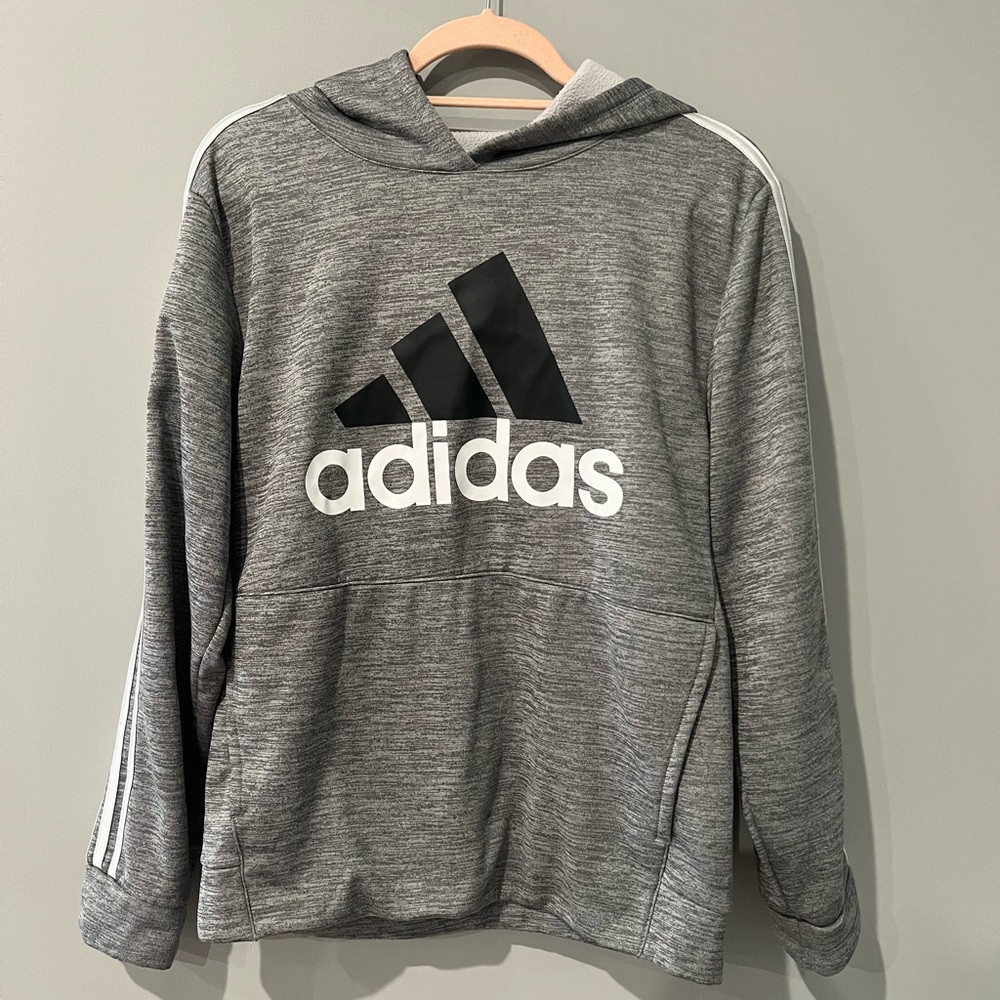 Youth XL unisex adidas sweat suit gray